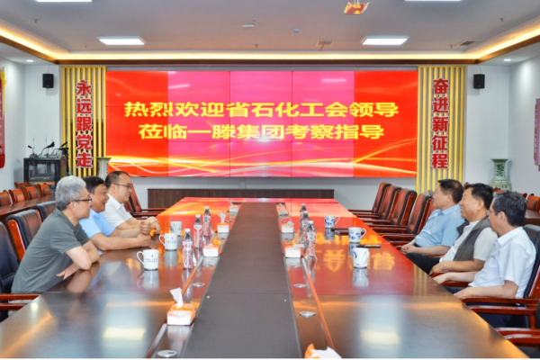 省石化工会领导莅临一滕集团考察指导工作
