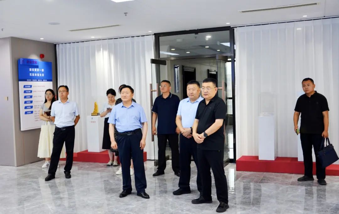 肥城市委社会工作部领导一行莅临一滕集团考察调研