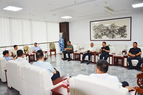 【共话绿色矿山治理】***安全生产协会副会长、矿山充填安全开采***矿山安监局重点实验室主任卜昌森书记一行到一滕集团调研