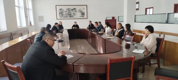 泰城一滕医药公司召开经营工作推进会