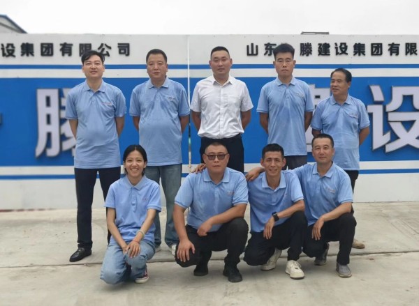 向建党节献礼！一滕建设集团年产100万件半导体晶片抛光设备零部件项目3#、4#、5#厂房鸿顶大吉！
